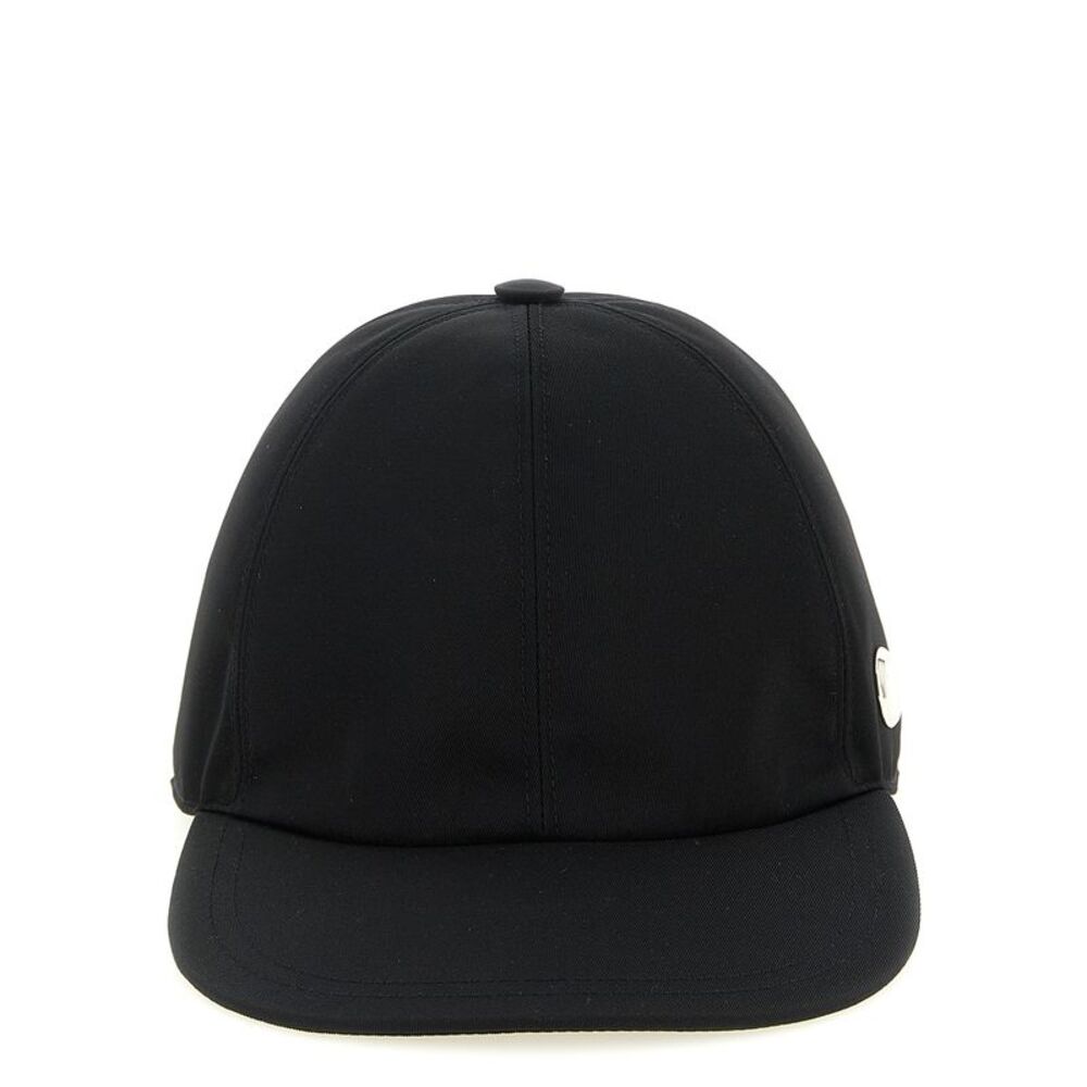 Stella McCartney Black Cotton Cap (Baseball Women's Hat)